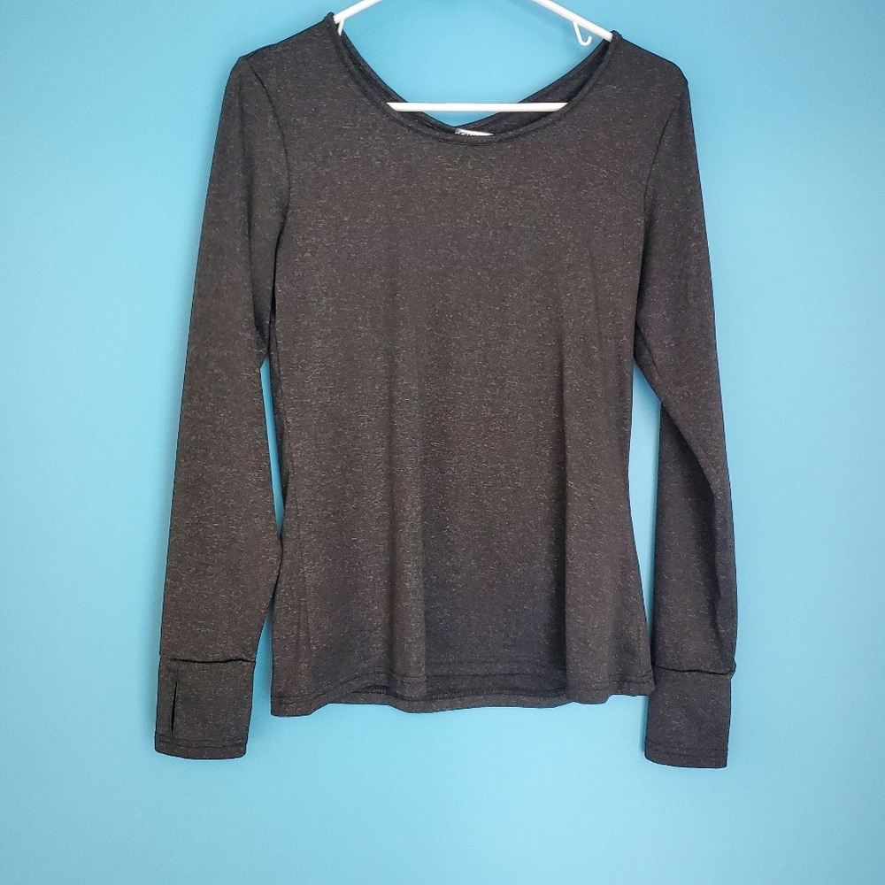 COOrun Top Size Small Black Open Back Athletic